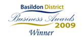 Basildon District Business Awards 2009 Winner badge